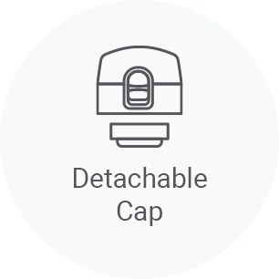 Detachable cap