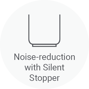 Noise-reduction  with silence  silent stopper 