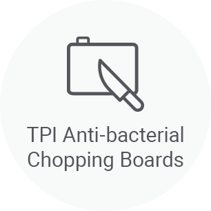 TPI anti-bacterial chopping boards