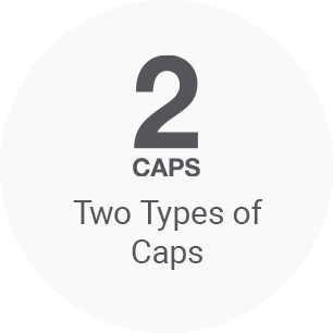 Two types of caps