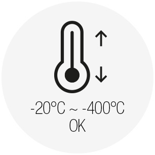 -20°C ~ -400°C OK