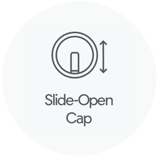 Side-Open Cap