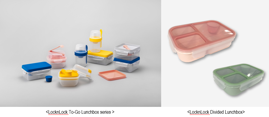 LocknLock On the Go Meals Divided Rectangular Food Storage